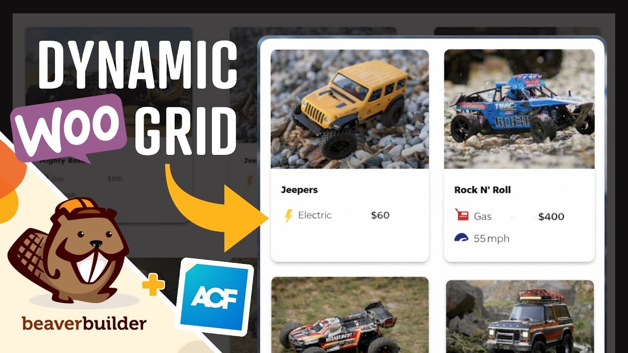 Video thumbnail: Beaver Builder Loop Module Tutorial: Dynamic WooCommerce Product Grid with ACF by Beaver Builder