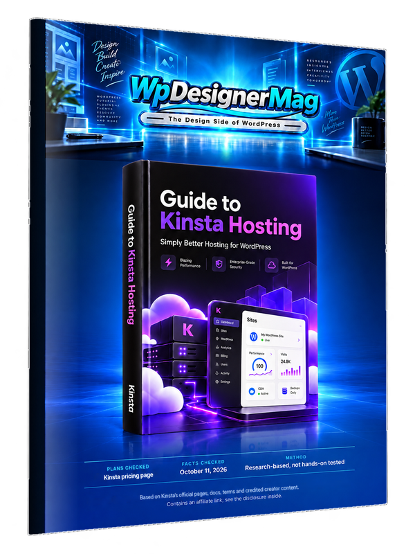 WpDesignerMag Kinsta review guide cover