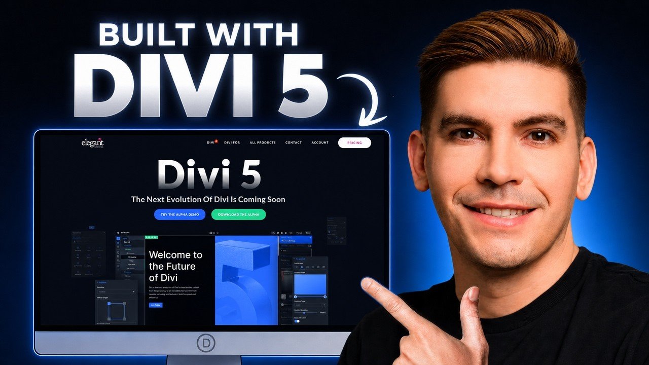Video thumbnail: Divi 5 Full Tutorial - Build Websites The Easy Way by Darrel Wilson