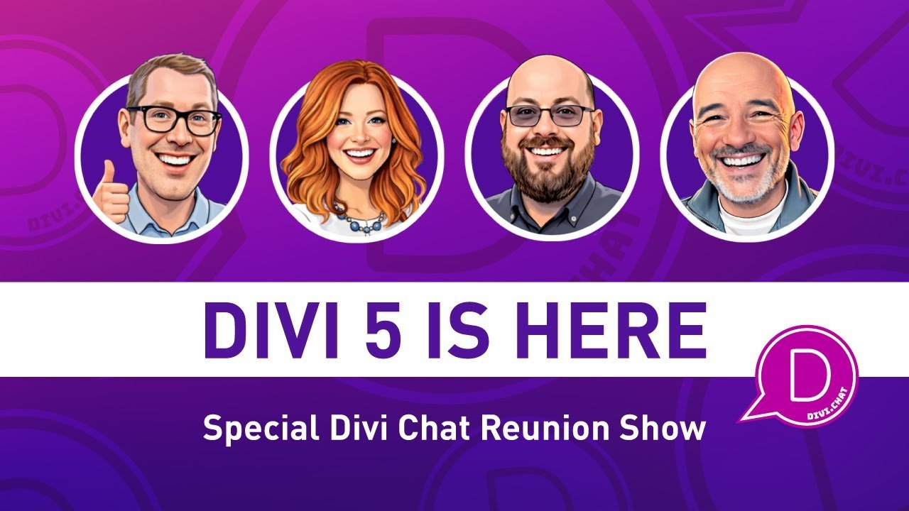 Video thumbnail: Divi 5 Launch Special: Divi Chat Reunion by FocusWP