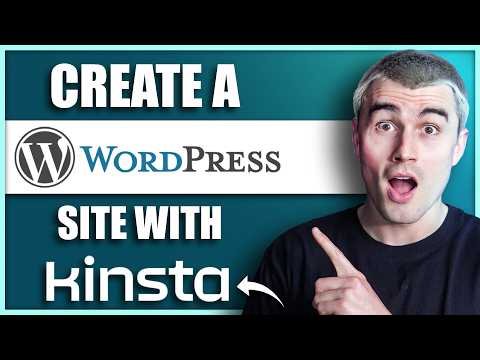 Video thumbnail: Kinsta WordPress Tutorial: How To Get Started With Kinsta's Hosting Platform by My First Website